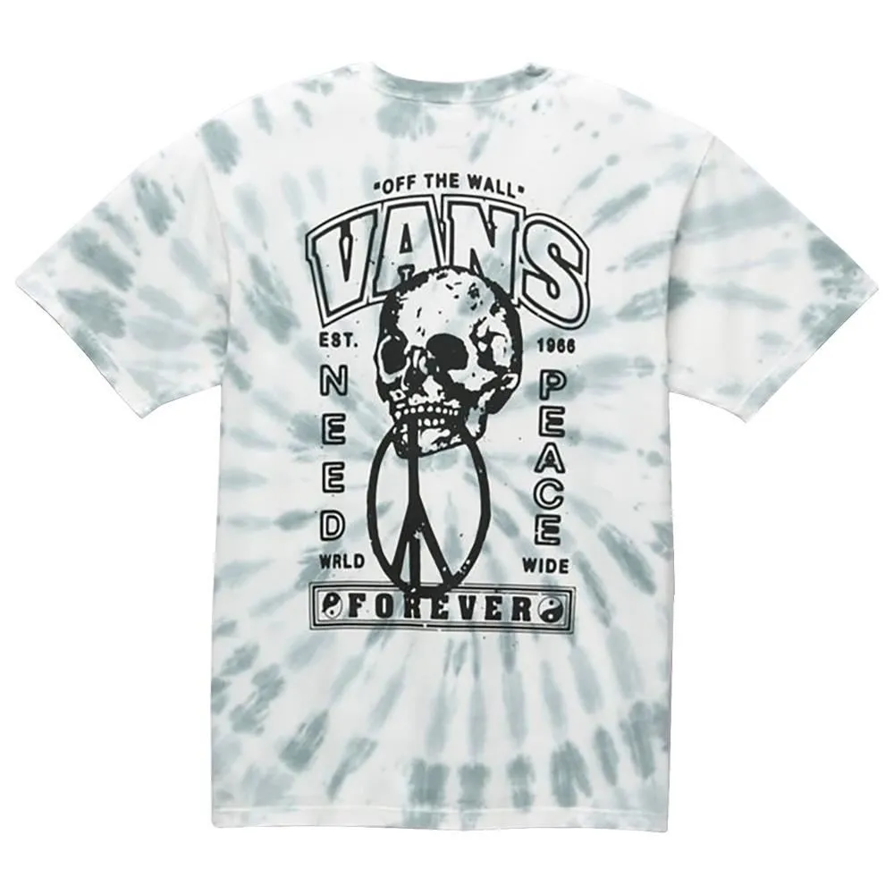 Soft and Cozy Vans Need Peace Tie Dye T-Shirt - Chinois Green/Antique White