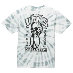 Soft and Cozy Vans Need Peace Tie Dye T-Shirt - Chinois Green/Antique White