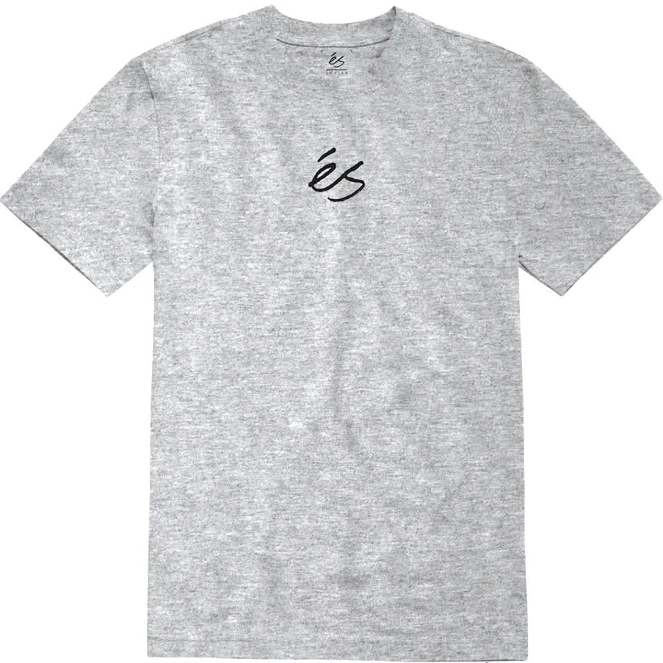 Relaxed Wear ES Mini Script T-Shirt - Grey Heather