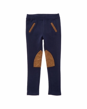 FrictionResistantEdging HOPE & HENRY GIRLS' PONTE RIDING PANT