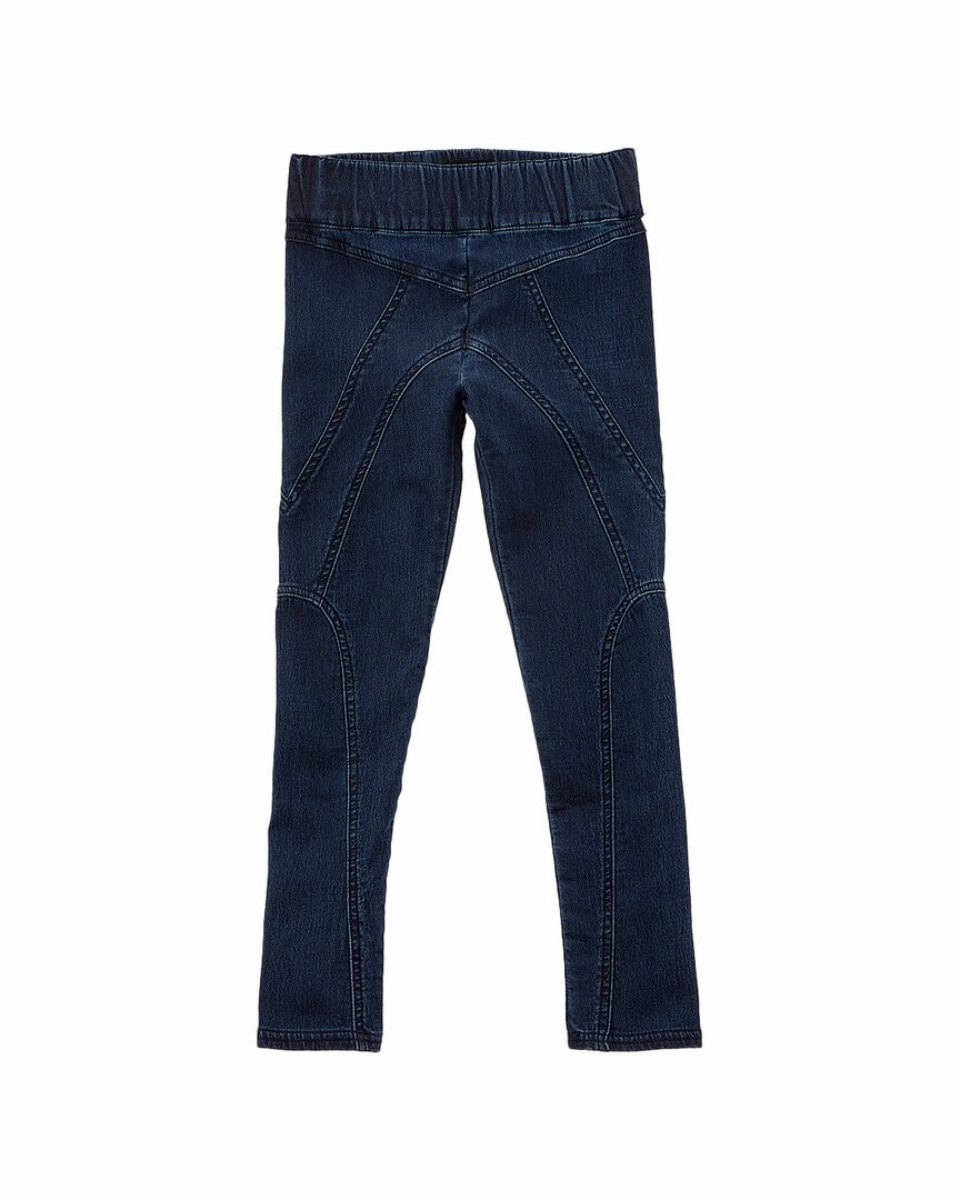 Reversible design Carbon Infused Fabric Bardot Spliced Denim Legging