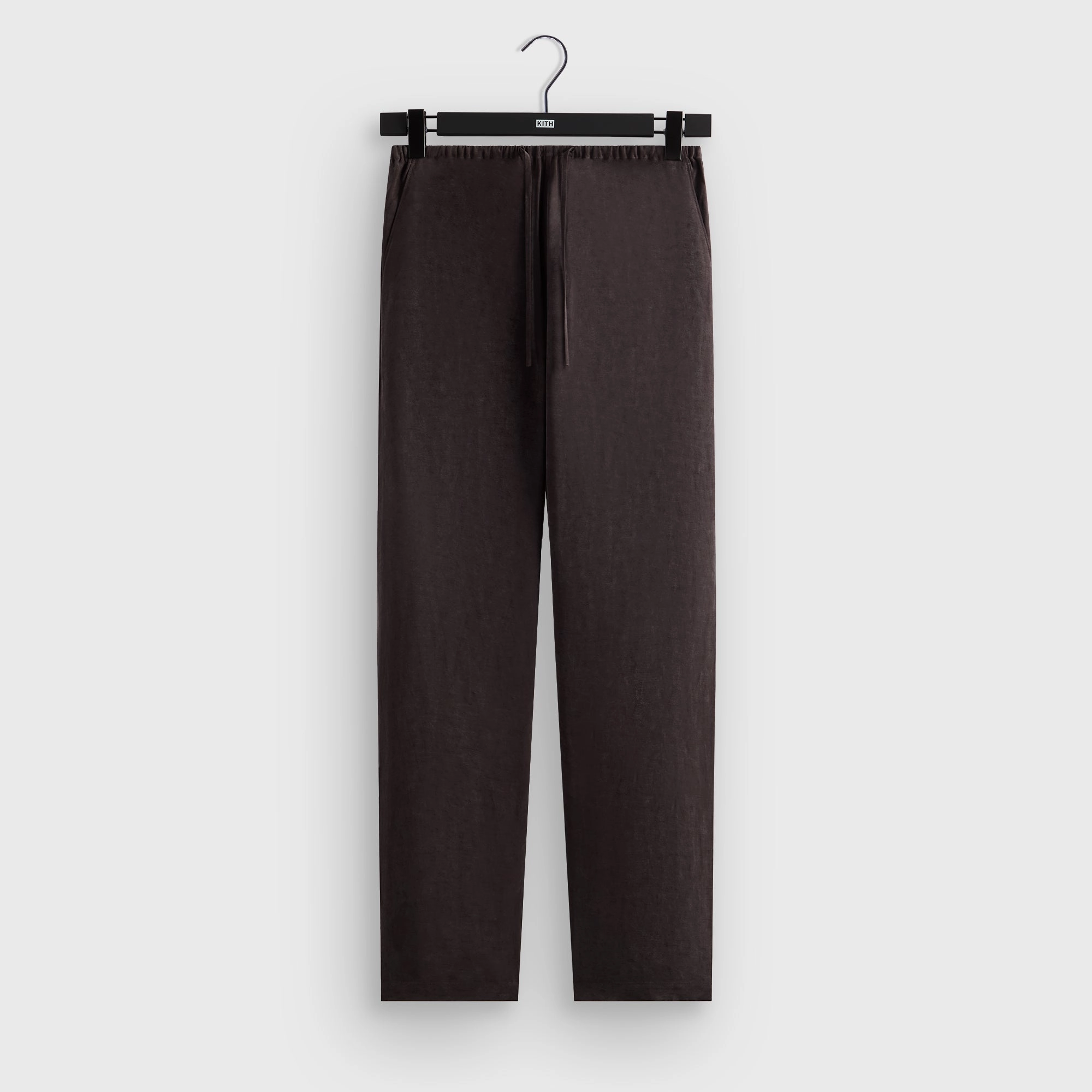 Sustainable Material Blend Kith Cupro Linen Grayson Pant - Kindling