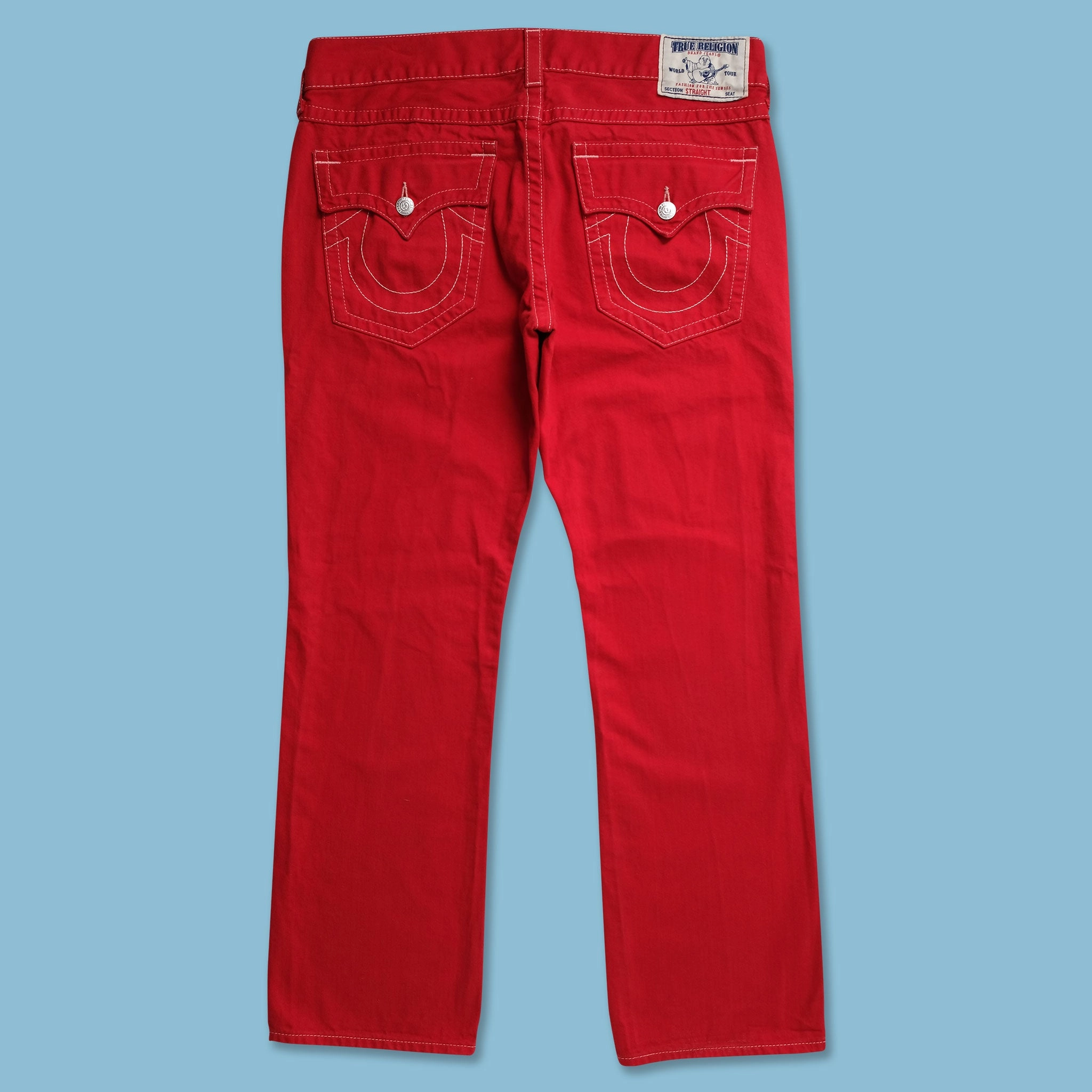 Quick Dry Fabric Casual Energy Y2K True Religion Denim Pants 40x34