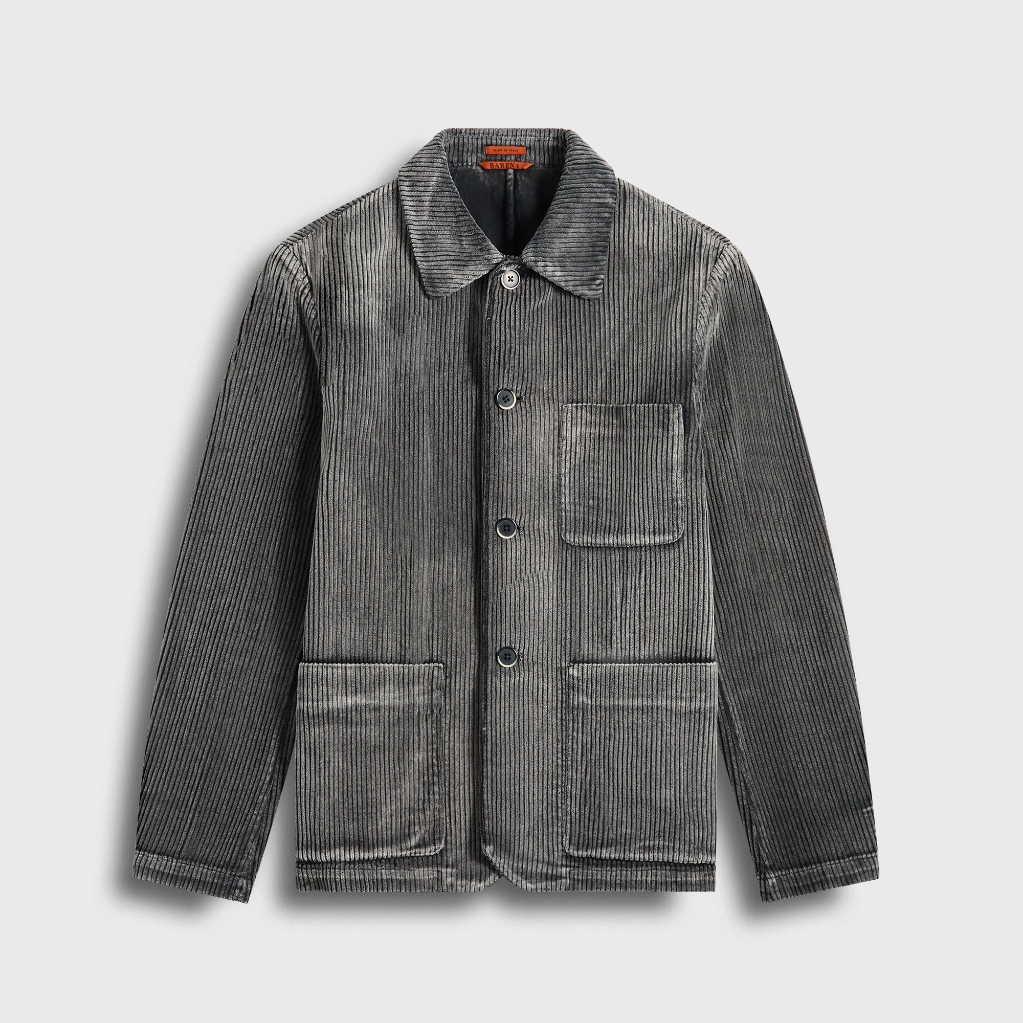 Barena Overshirt Visal - Carbone All Weather Adaptability Reinforced Seam Durability