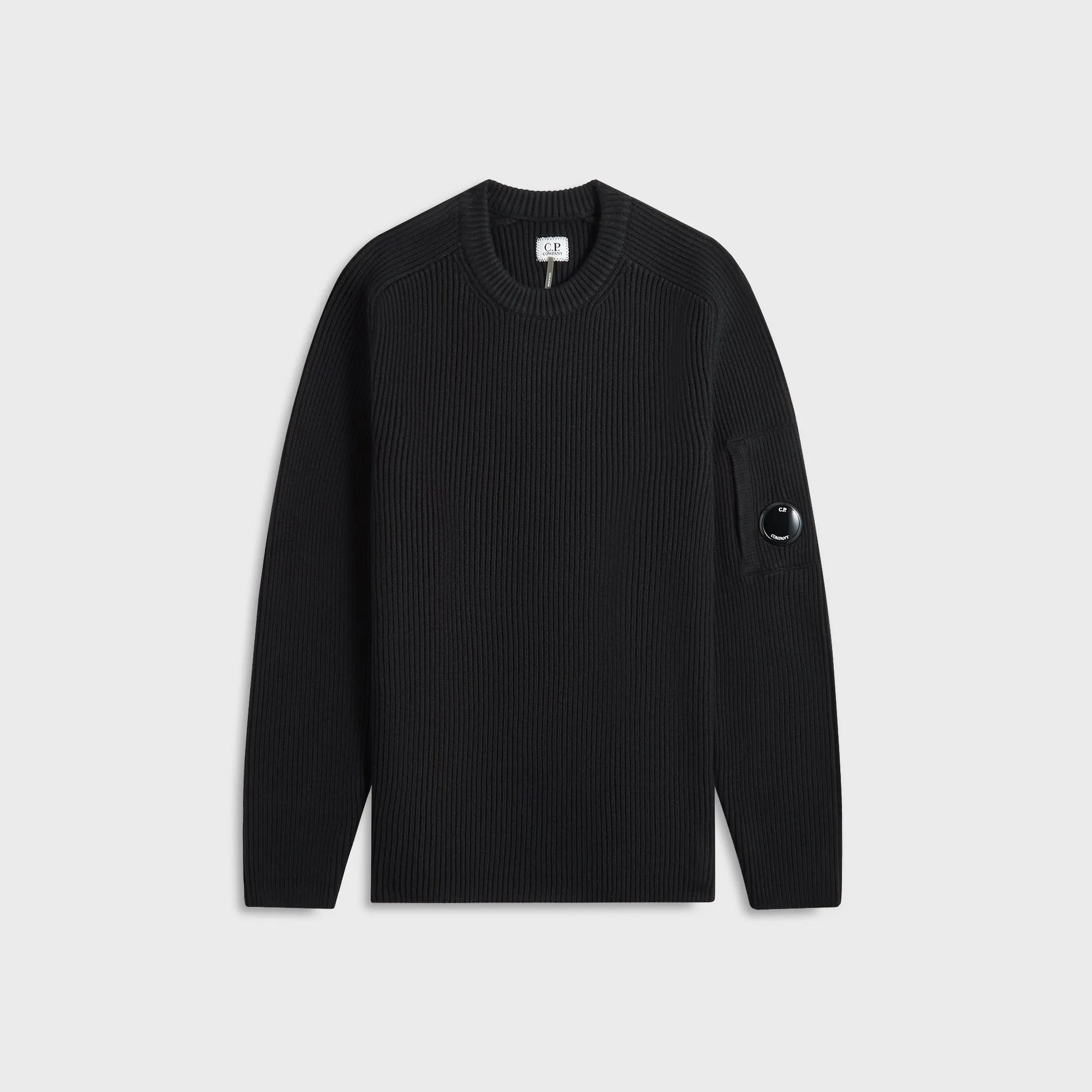 Warm design Snuggly Pieces C.P. Company Knitwear Crew Neck -  Black