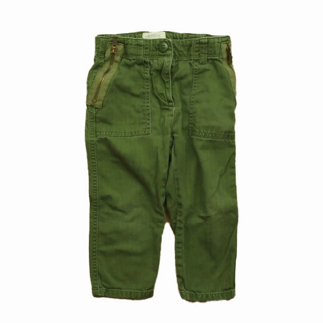 Crewcuts Girls Green Pants Ripstop Texture