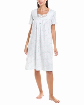 SnagFree Fabric Stretch Elastic Waistband Carole Hochman Waltz Sleep Gown