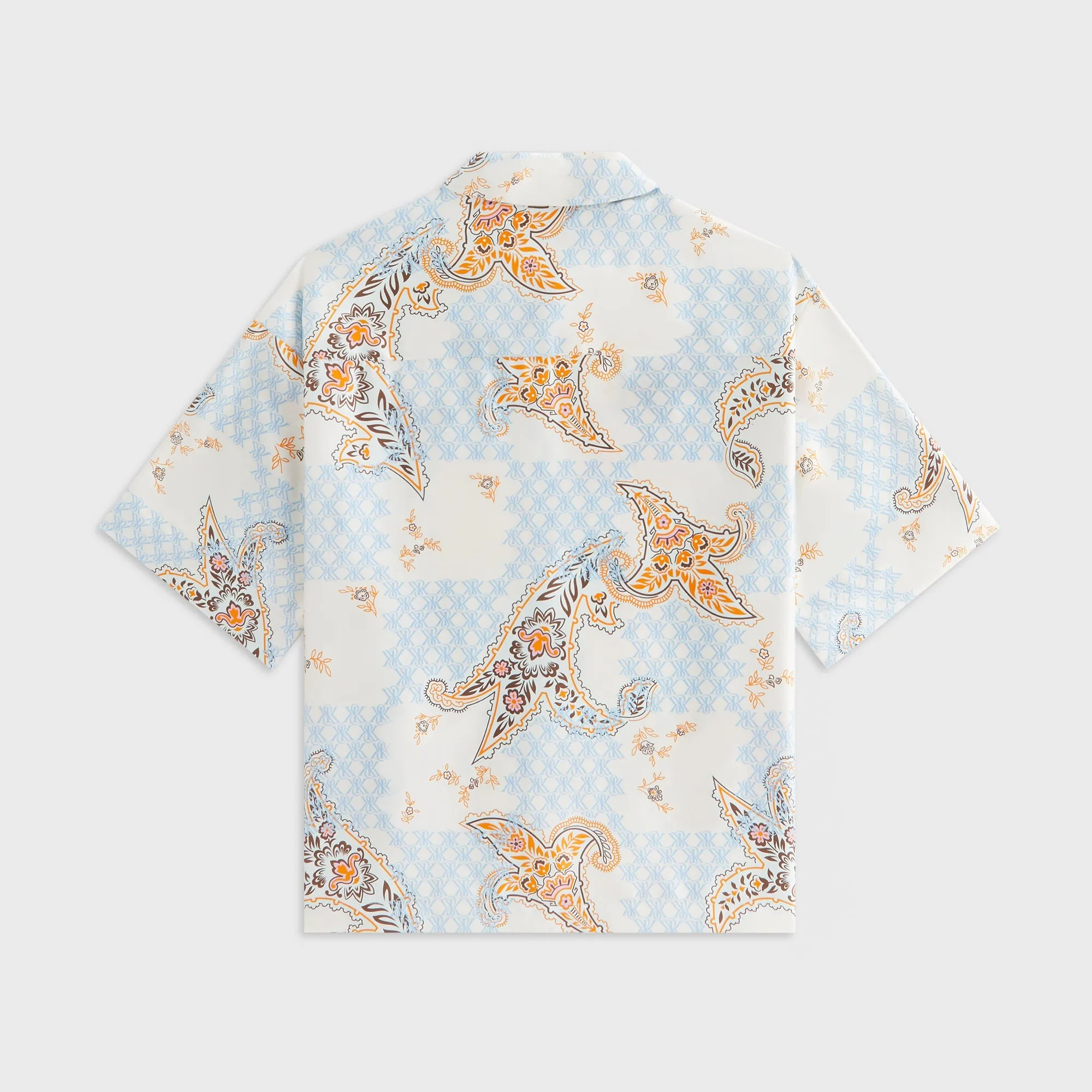Kith Women Mari Crest Paisley Shirt - Silk Polished Placket