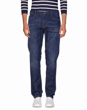 Bikkembergs Sleek   Regular Fit Men's Jeans Wrinkle Free Fabric Treatment Reinforced Pockets