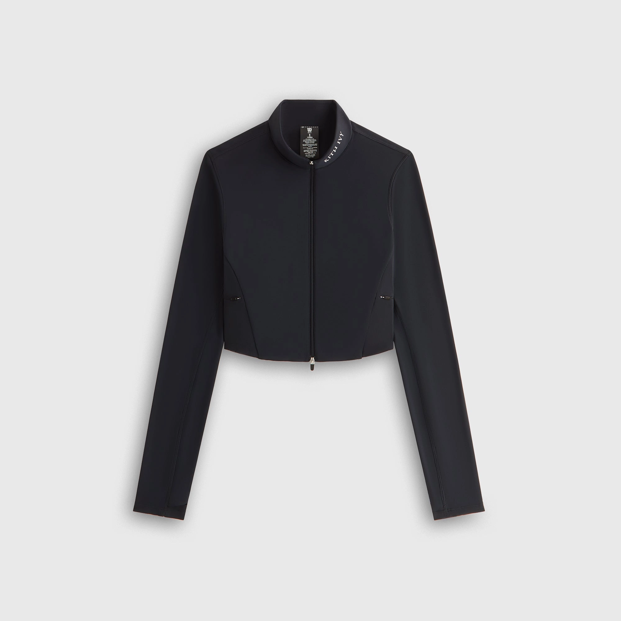 Gloss Free Texture Kith Ivy for Wilson Women's Court 1 Jacket 2.0 - Black
