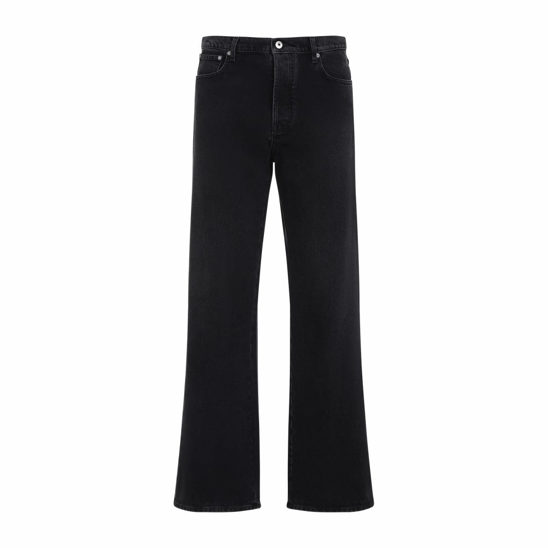 Diag Relaxed Black Cotton Jeans Date Night Daily Wear Popular Staple