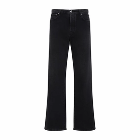 Diag Relaxed Black Cotton Jeans Date Night Daily Wear Popular Staple