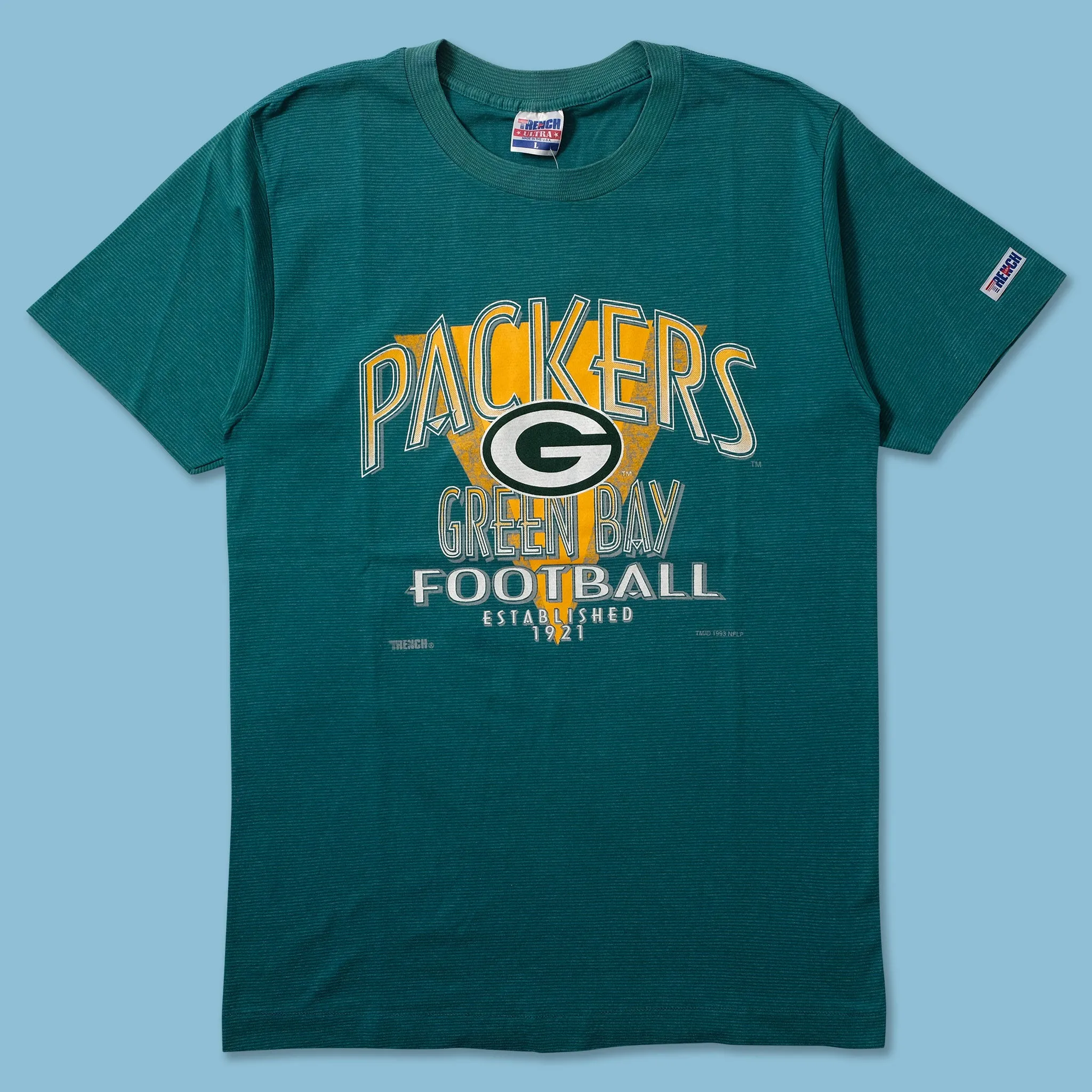 1993 Greenbay Packers T-Shirt Medium Soft Texture