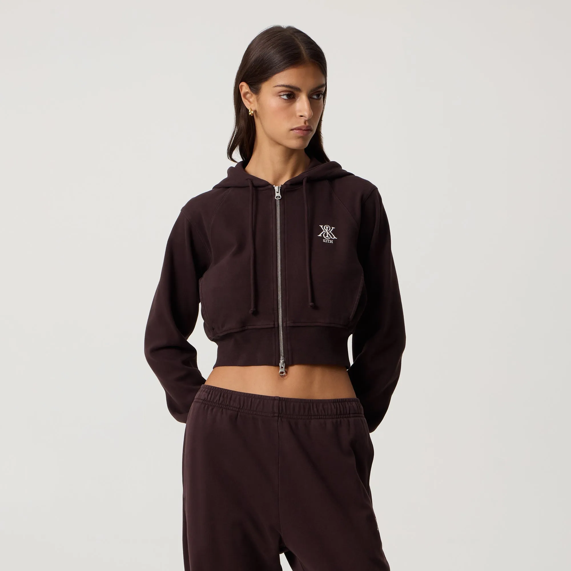 Kith Women Davin Cropped Hoodie - Incognito product chain toughness product cycling suitability