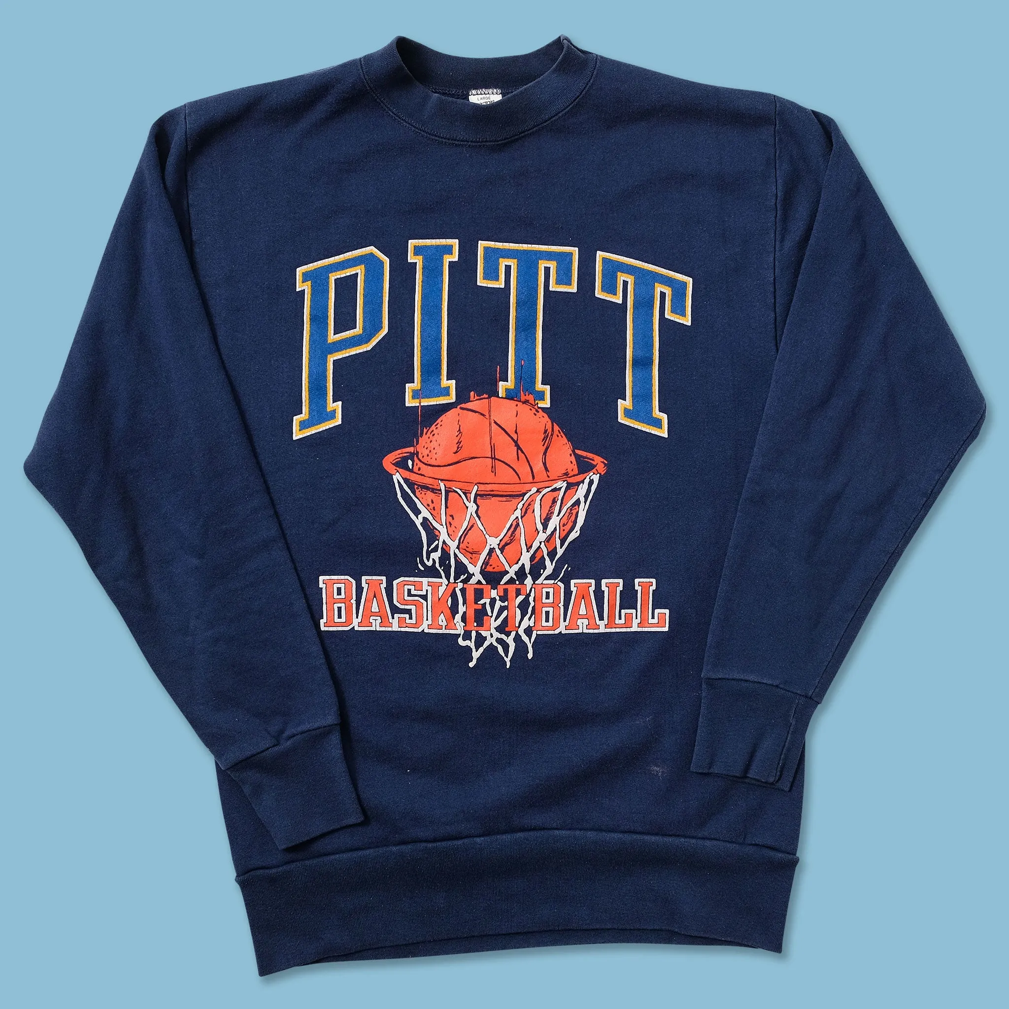 Vintage Pitt Basketball Sweater Small Durable Build appropriate for autumn