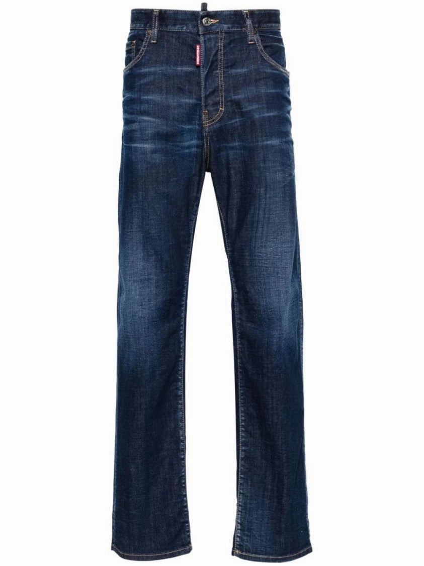 Navy Blue Denim Cotton Jeans Perfect for All Brunch Outfit Night Out