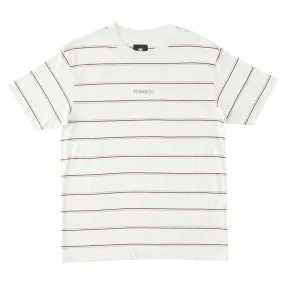 Wedding simple design DC Kingpin Stripe T-Shirt - Lily White
