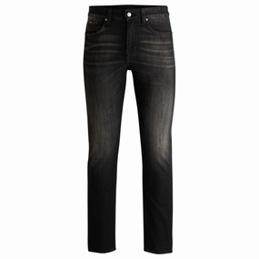 Everyday Party Look Delaware Slim-fit jeans in black stretch denim