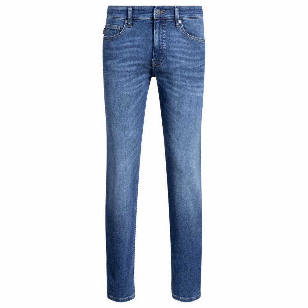 Delaware slim-fit jeans in blue soft-motion denim Relaxed Style Weekend Style High Quality Shopping Day Adult Fashion Athlete Fit