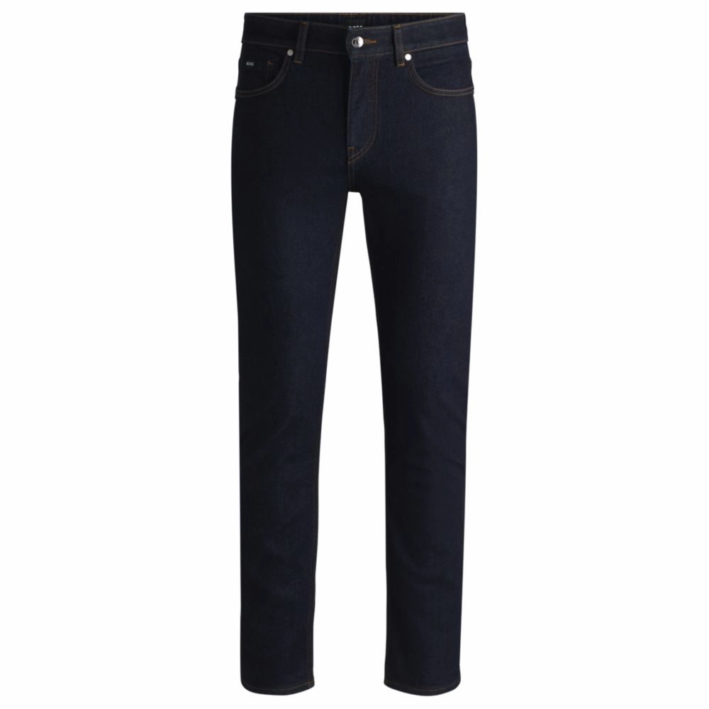 Weekend Style Smooth Delaware Slim-fit jeans in dark-blue comfort-stretch denim