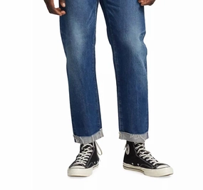 Elegant Party Look Winter Warmth Travel Outfit Student Outfit Lightweight Dellwood Tapered Jeans In Blue