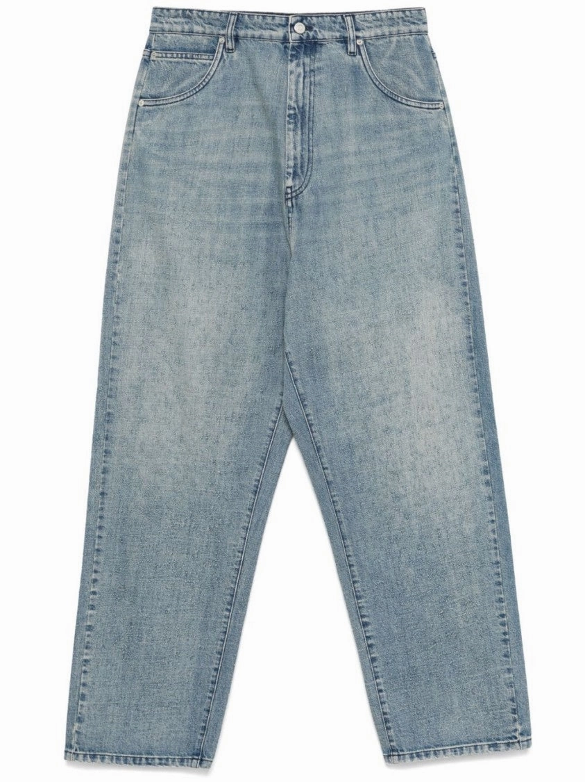 Stylish Vibrant Street Fashion Casual Winter Warmth Denim Hand Pilled Wide