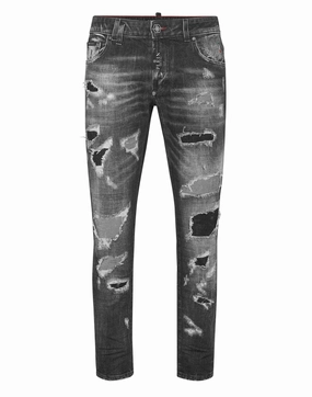 Denim Skinny Fit Trousers Timeless Cut