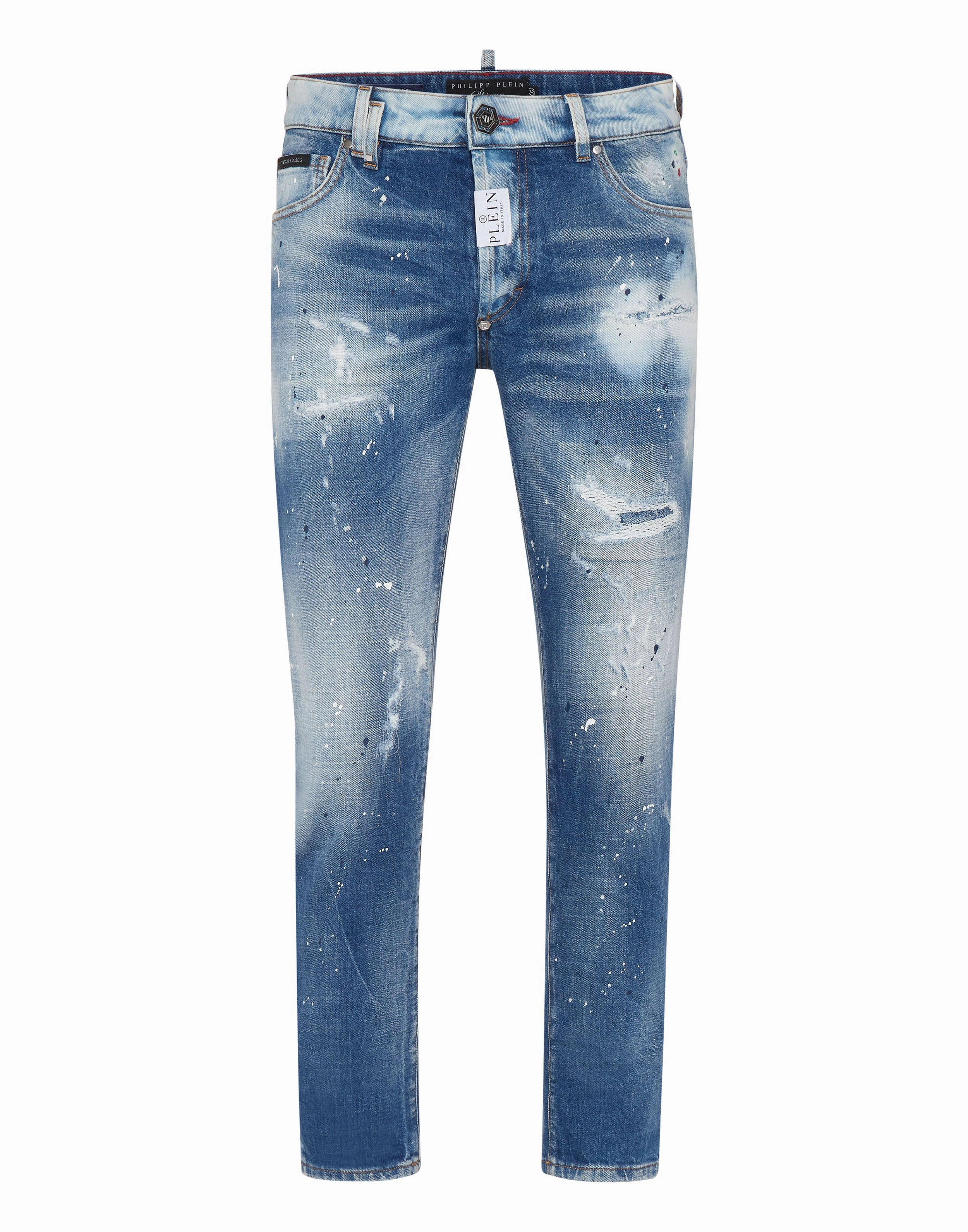 Denim Skinny Fit Trousers Street Vibe