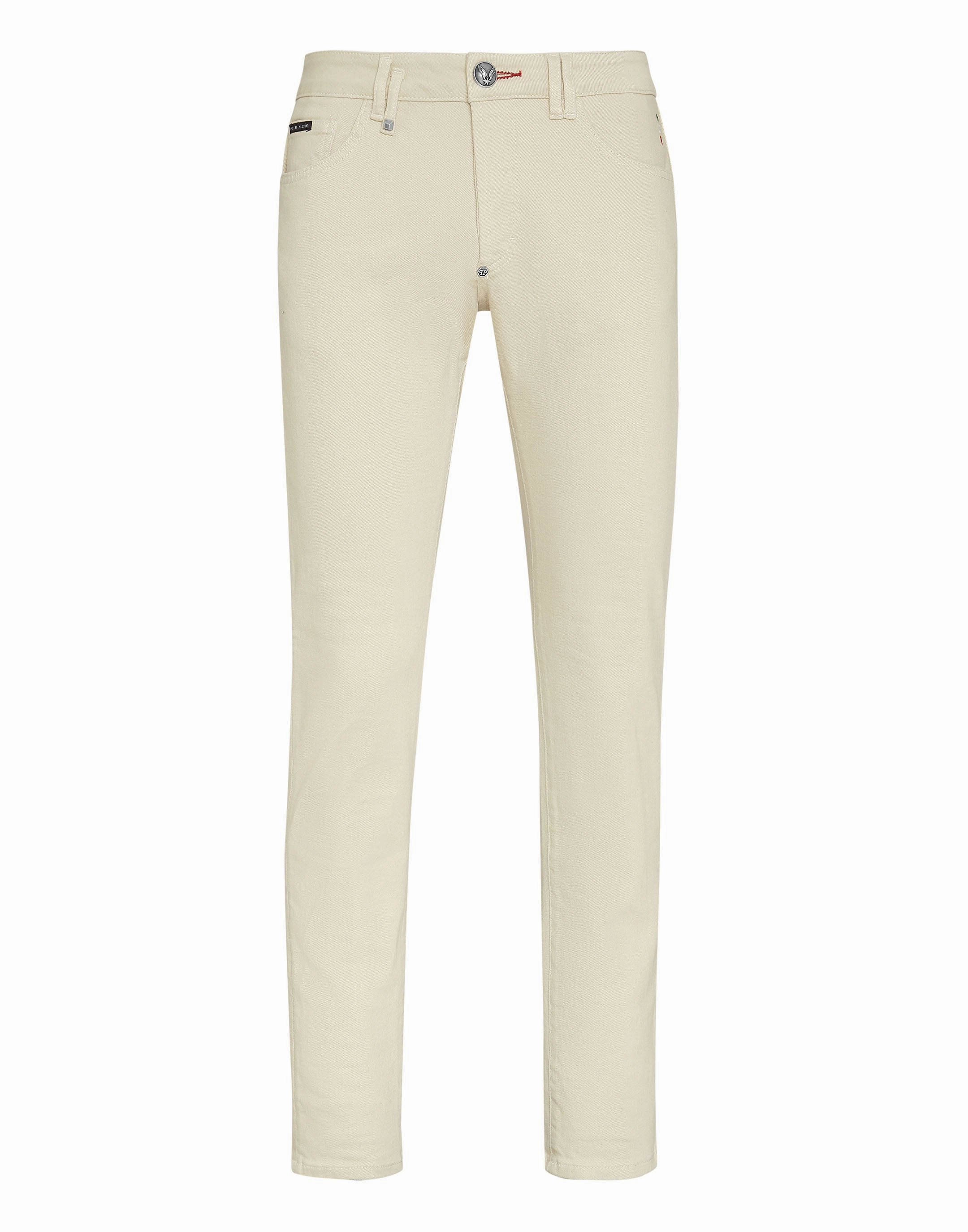 Sandblasted Finish Denim Super Straight Cut Istitutional