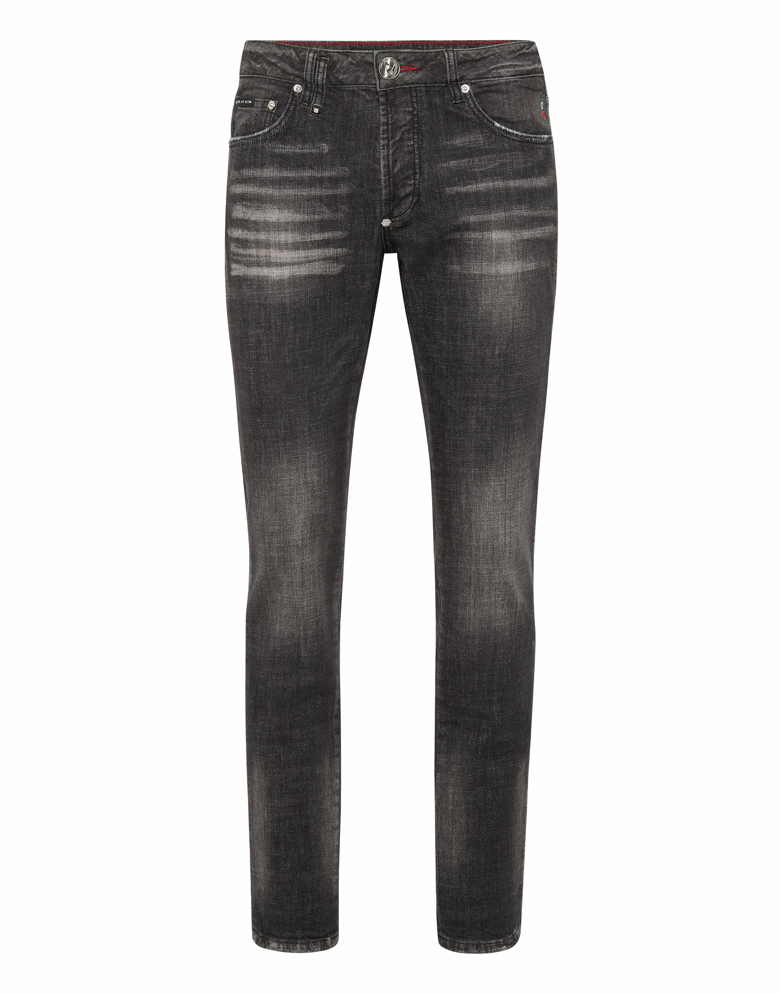 Denim Super Straight Cut Trousers Racing Club Traveler Gear Winter Warmth Smooth Year Round Piece