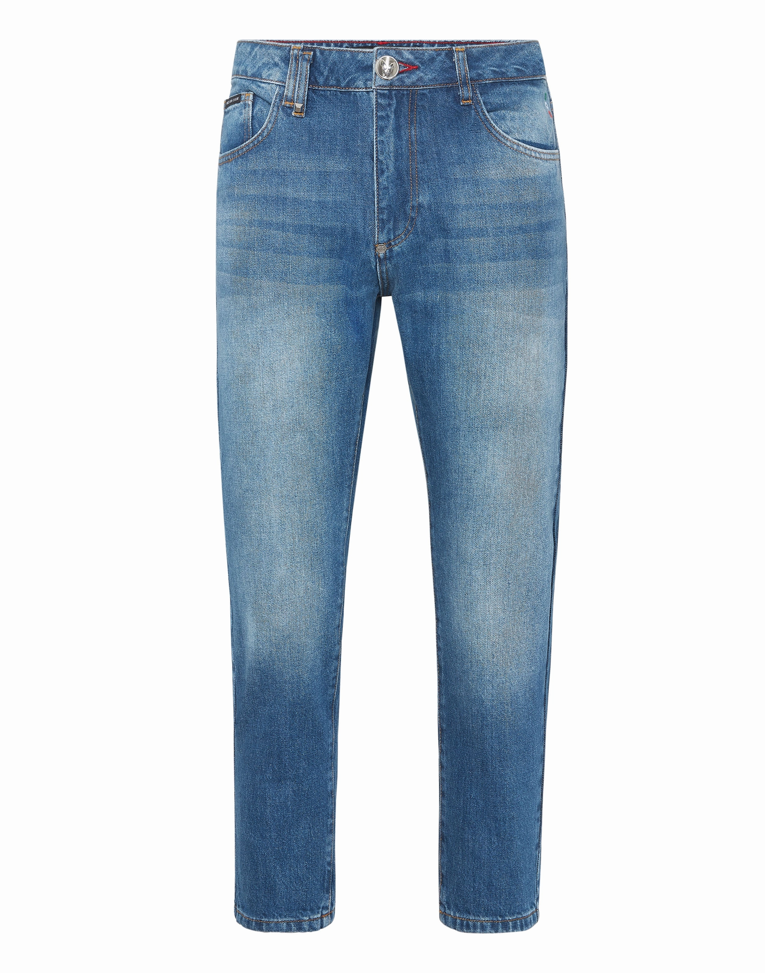 Denim Trousers Detroit Fit Work Meeting Relaxed Style Outfit Basic