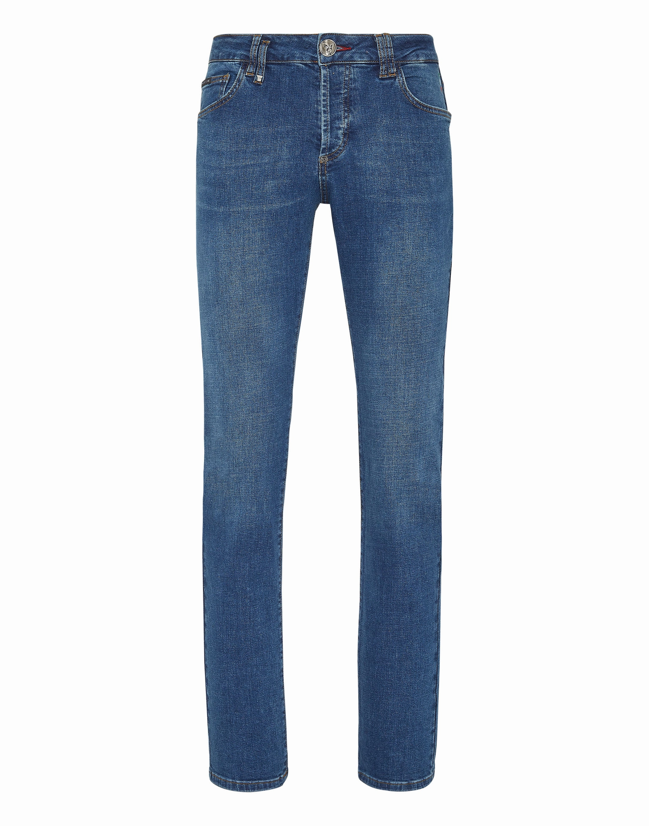 Denim Trousers Straight Cut Supreme Iconic Plein Basic Daily Essentials