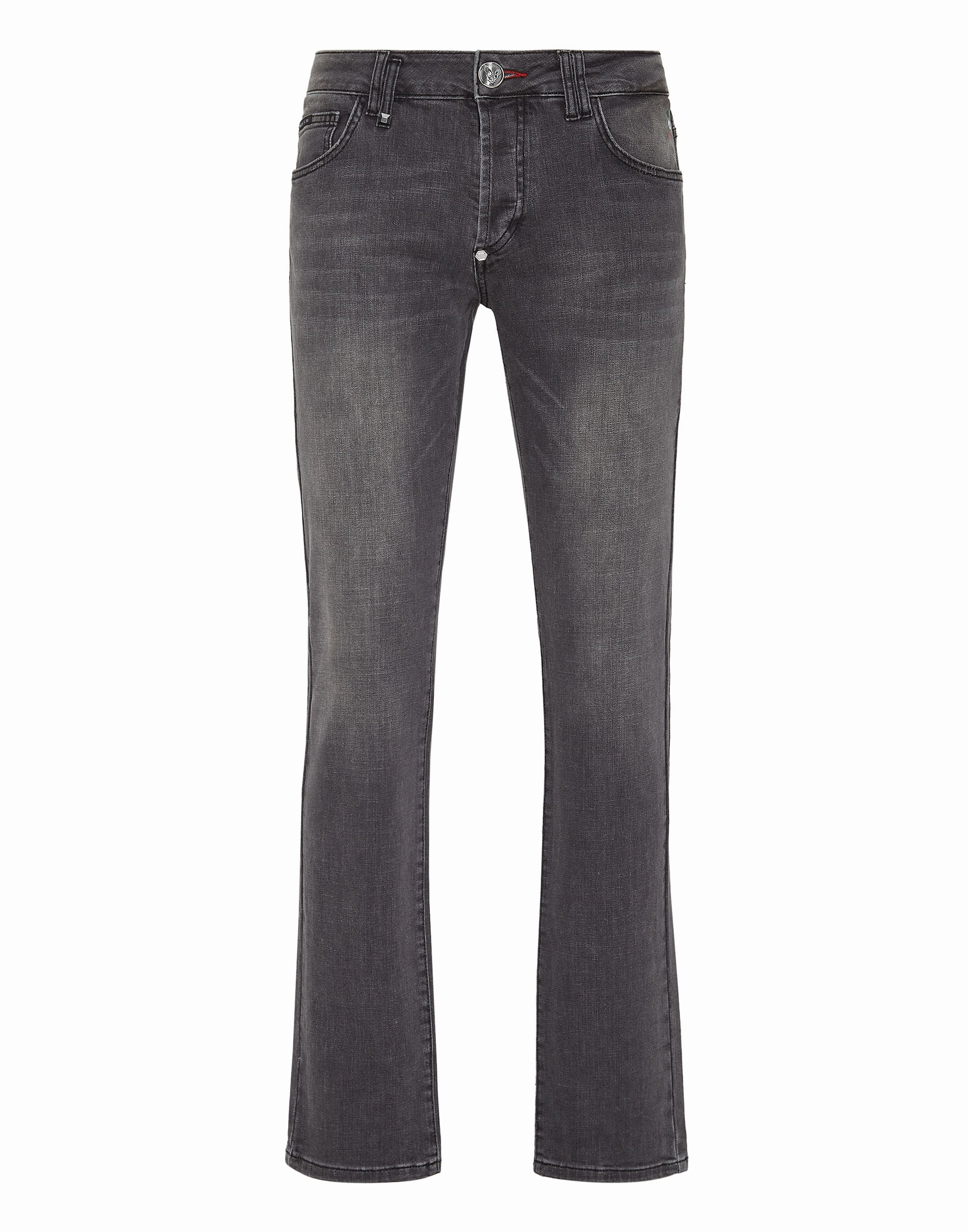 Denim Trousers Straight Cut Supreme Iconic Plein Basic Urban Ready