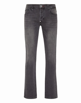 Denim Trousers Straight Cut Supreme Iconic Plein Basic Urban Ready