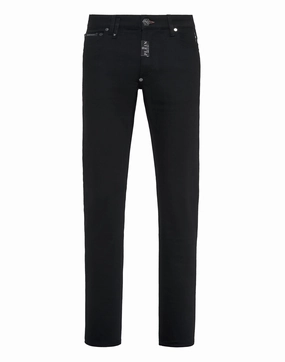 Denim Trousers Super Straight Cut Premium Hexagon Modern Minimalist Fashion Lover