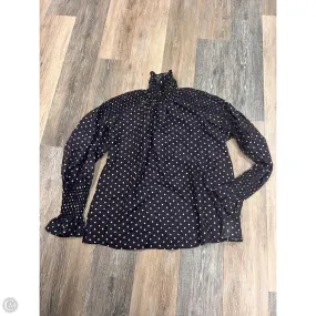 Designer Blouse Long Sleeve By Hope For Flowers By Tracy Reese In Polkadot Pattern, Size: S VentilatedMeshPaneling Moisture Control Technology
