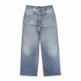 DIAMOND DENIM BLUE STRAIGHT-FIT JEANS Unisex Fit