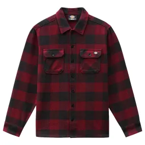Dickies New Sacramento Shirt - Maroon Relaxed Vibe