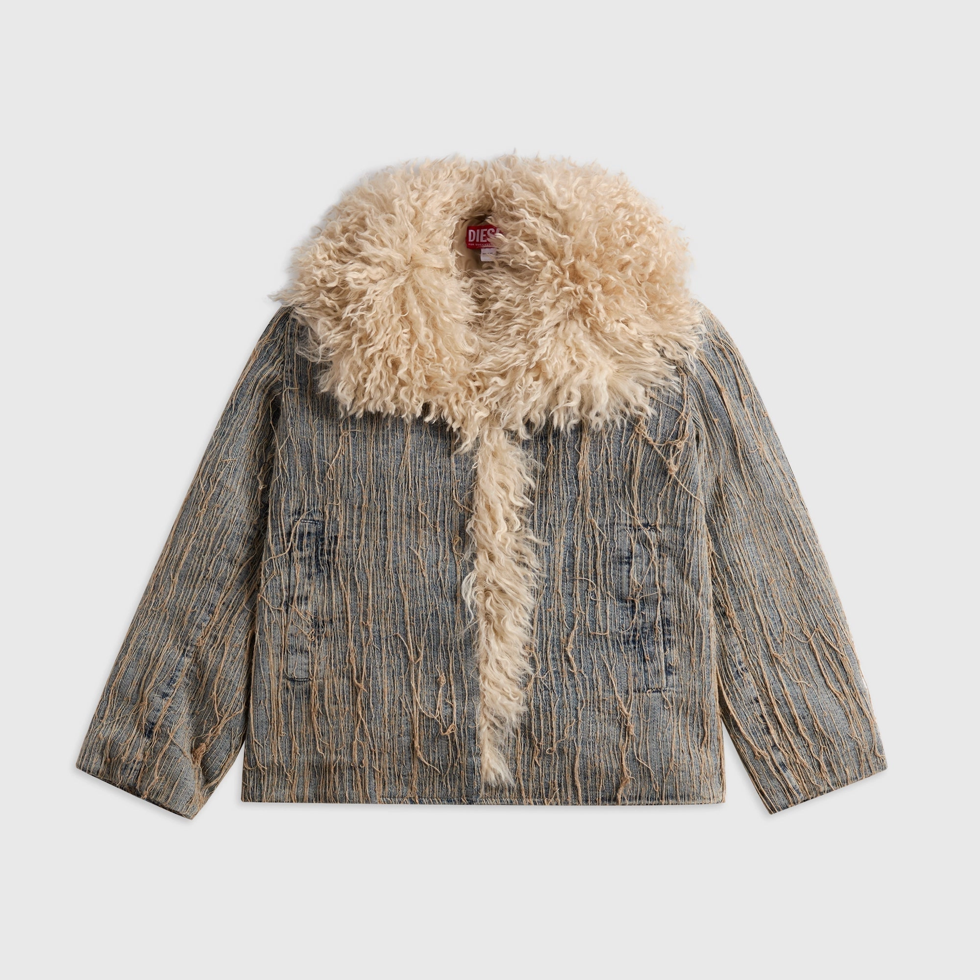Diesel Aconic Jacket - Blue Windbreaker Inspired Fit Modern Functional Design