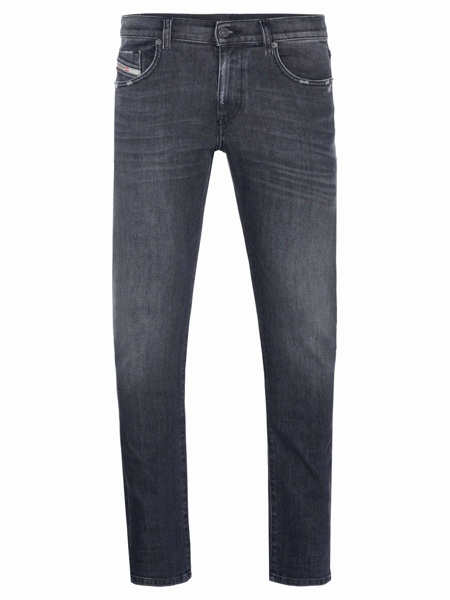 Light Wear Casual Smart Casual Unisex Wear Diesel D-Strukt Dark Grey Slim Fit Denim Jeans
