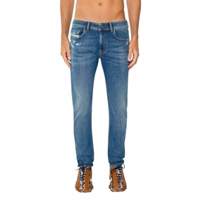 Diesel Punk-Inspi Low Waist Skinny Men's Jeans Eco Friendly Fashion Lover Morning Stroll