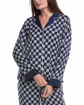 Hidden Pocket Detail DKNY 2pc Top & Pant Sleep Set
