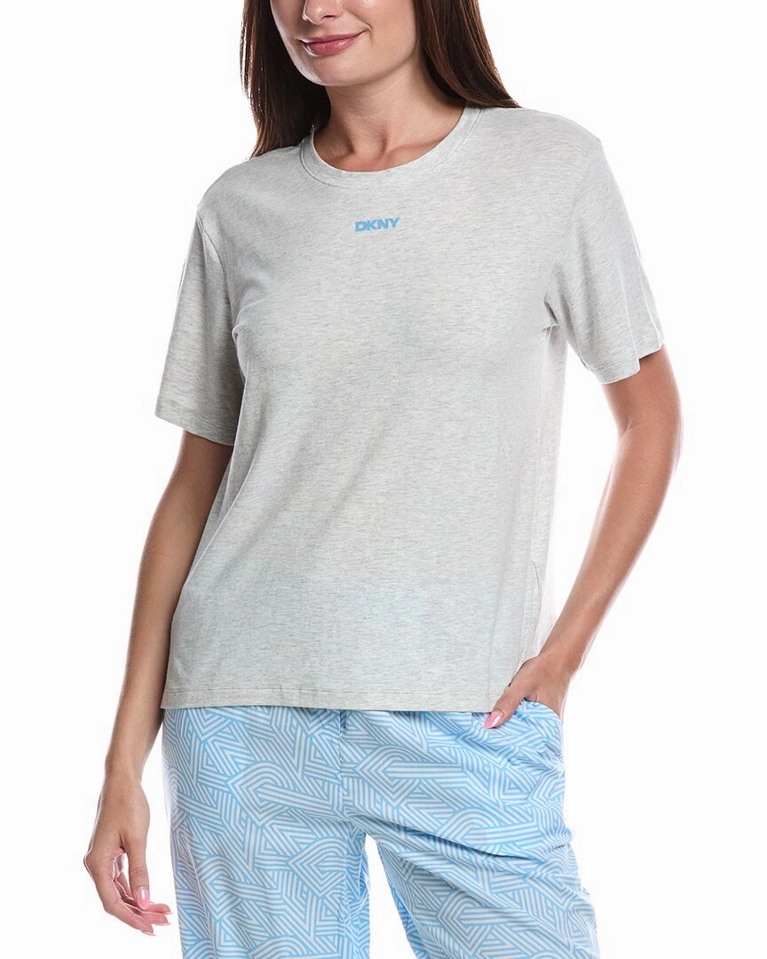 DKNY 2pc Top & Pant Sleep Set Non Chafe Seams Minimalist Stitching