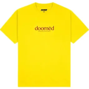 Urban Style Trend Modern Trend Look Doomed Newport T-Shirt - Gold