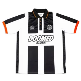 Camping attire Doomed X Admiral 1897 Football Shirt Black/White