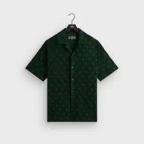 Kith Monogram Terry Thompson Camp Collar Shirt - Stadium BBQ Party Lightweight Construction