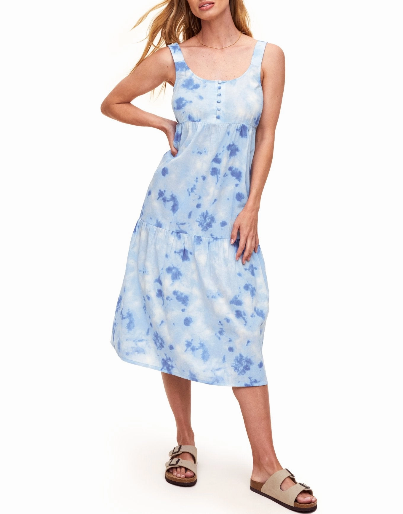 Dorothy Women's Three-Tiered Slip NonIrritating Seam Construction Reinforced Knee Panels