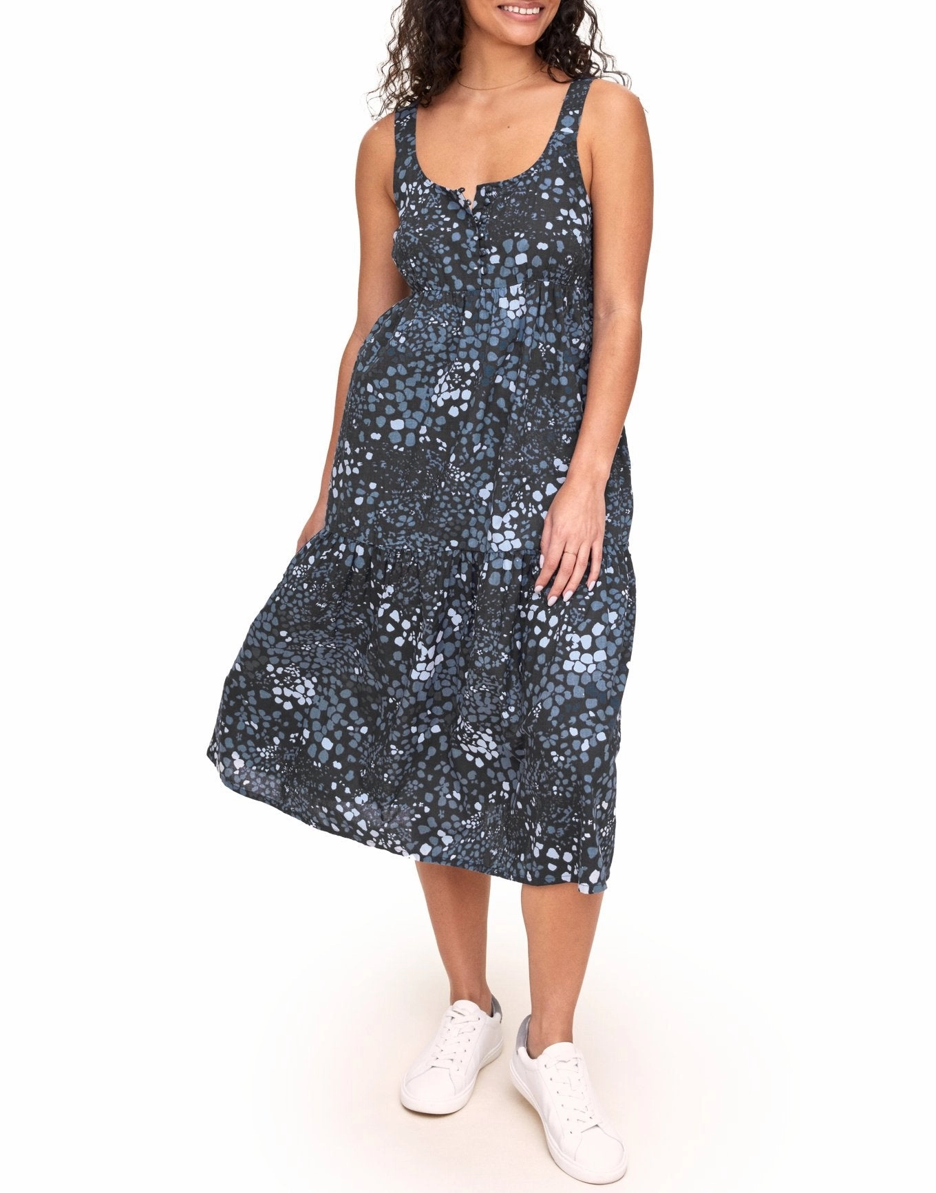 Dorothy Women's Three-Tiered Slip Wide Ribbed Hem Layered Hem Design