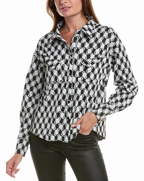 MoistureWicking Technology Gracia Checked Pajama Top
