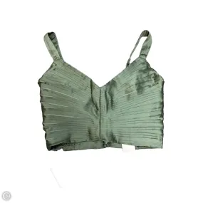 Top Sleeveless By Abercrombie And Fitch In Green, Size: S BreathableMeshPanel